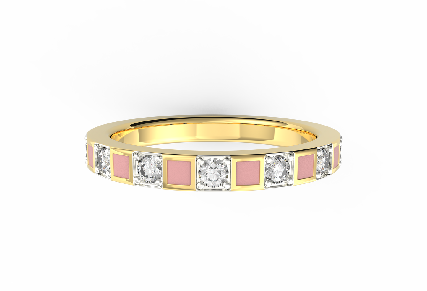 Pretty In Pink Lab Diamond Ring