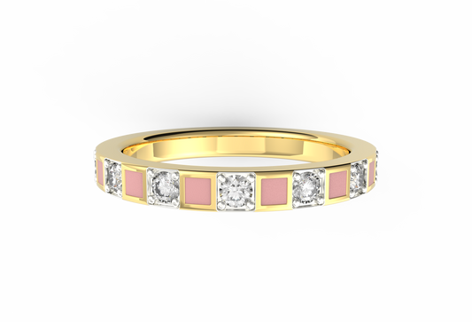 Pretty In Pink Lab Diamond Ring