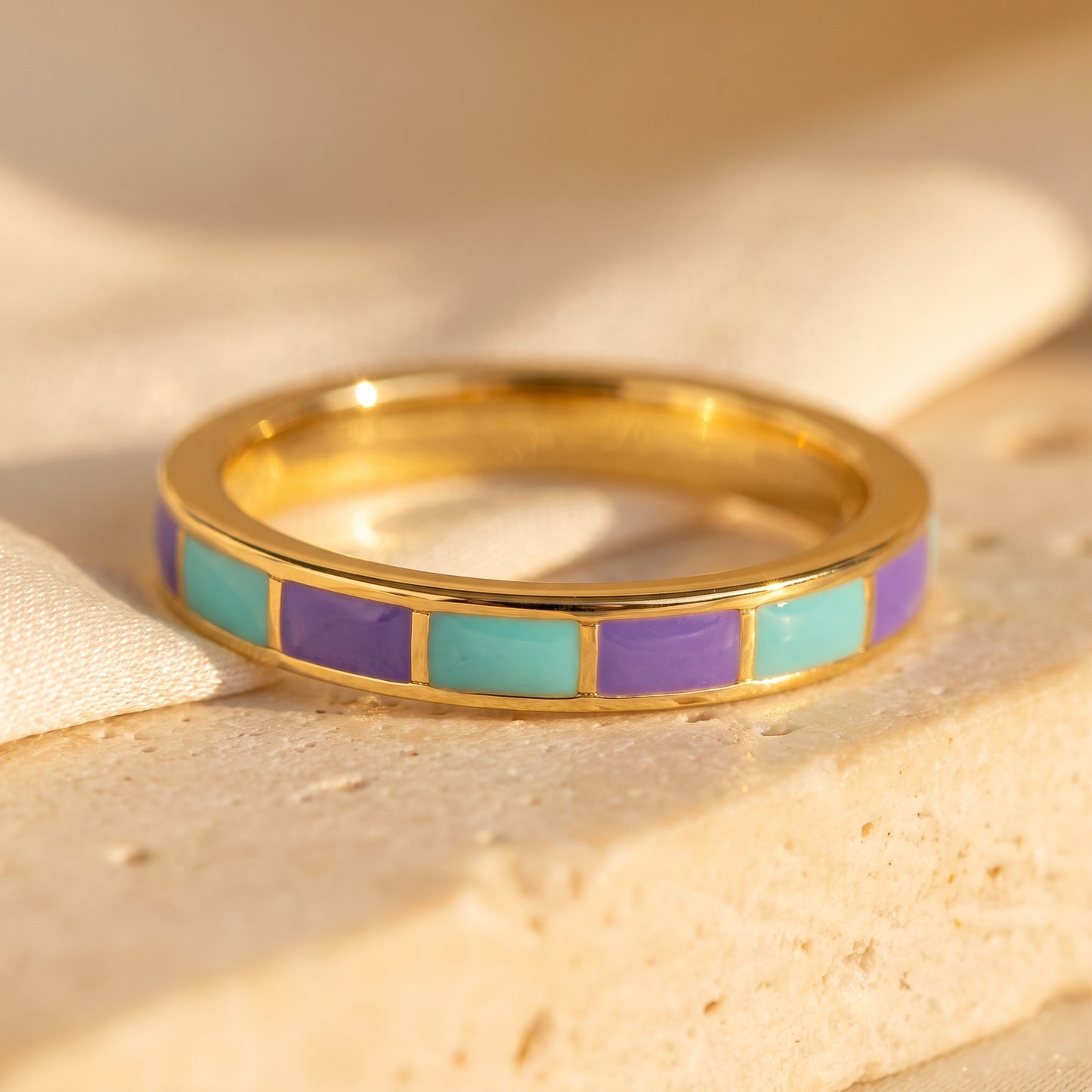 Candy Crush Enamel Ring