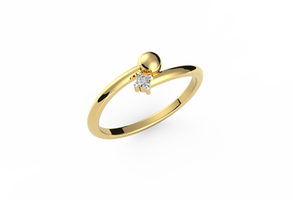 Dynamic Duo Lab Diamond Ring