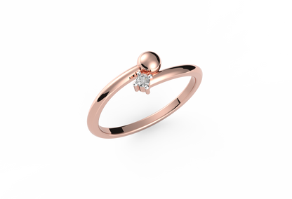 Dynamic Duo Lab Diamond Ring