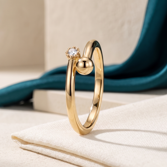Dynamic Duo Lab Diamond Ring