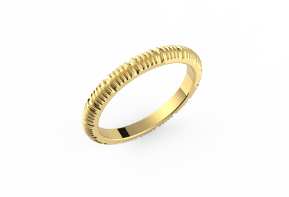 Loco Textured Band Ring