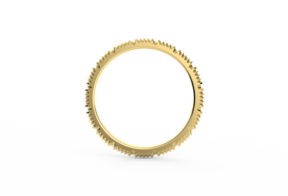Loco Textured Band Ring