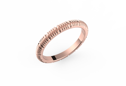 Loco Textured Band Ring