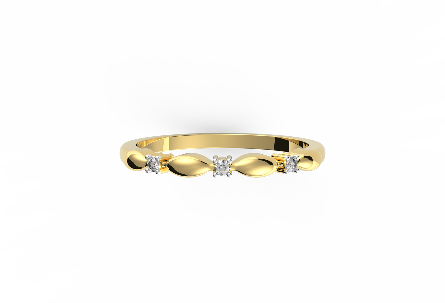 Gentle Rythm Lab Diamond Ring