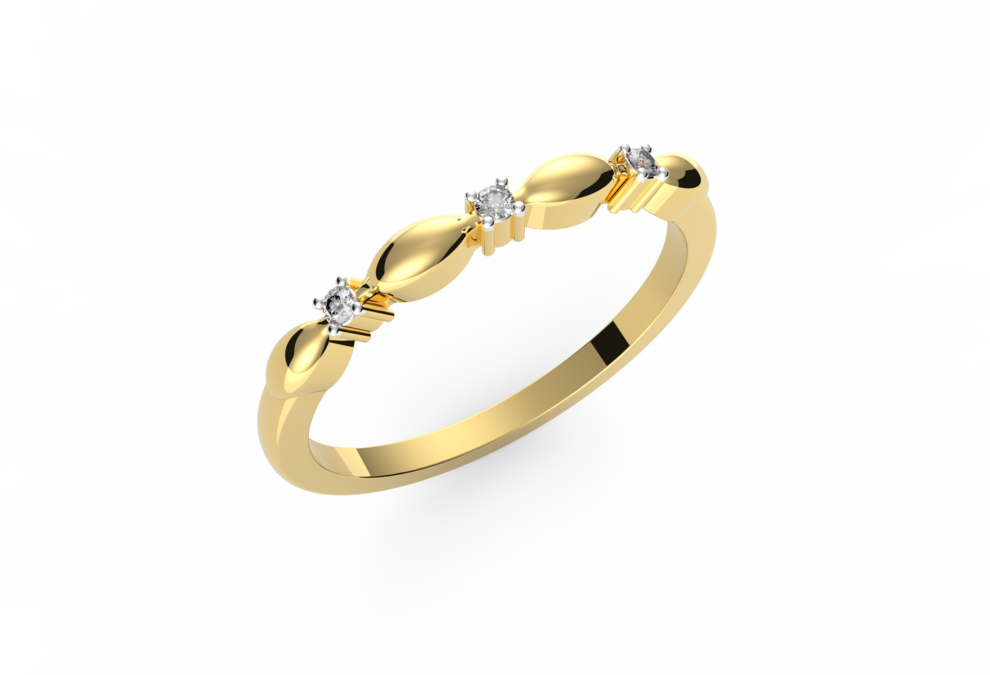 Gentle Rythm Lab Diamond Ring