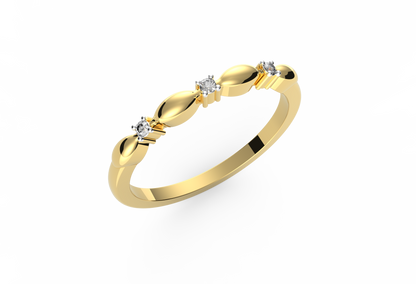 Gentle Rythm Lab Diamond Ring