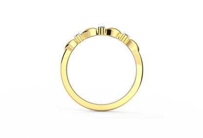 Gentle Rythm Lab Diamond Ring