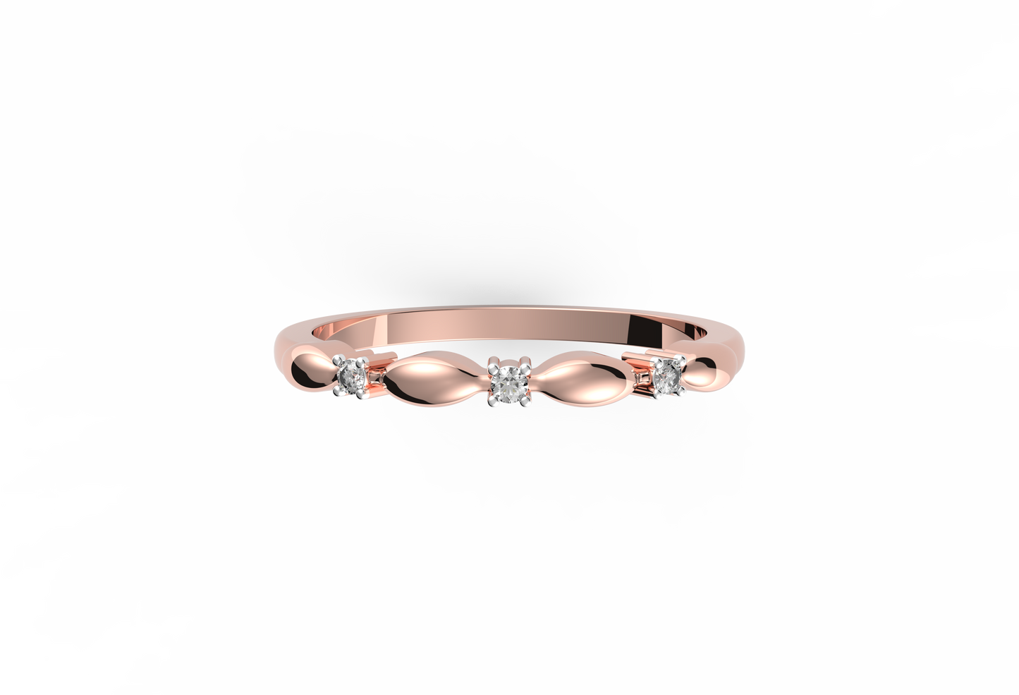 Gentle Rythm Lab Diamond Ring