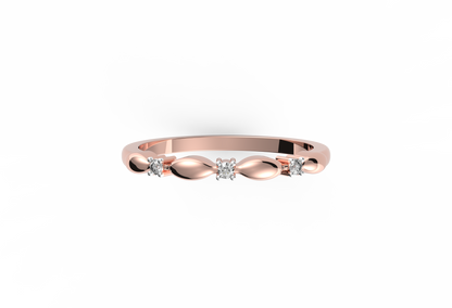 Gentle Rythm Lab Diamond Ring