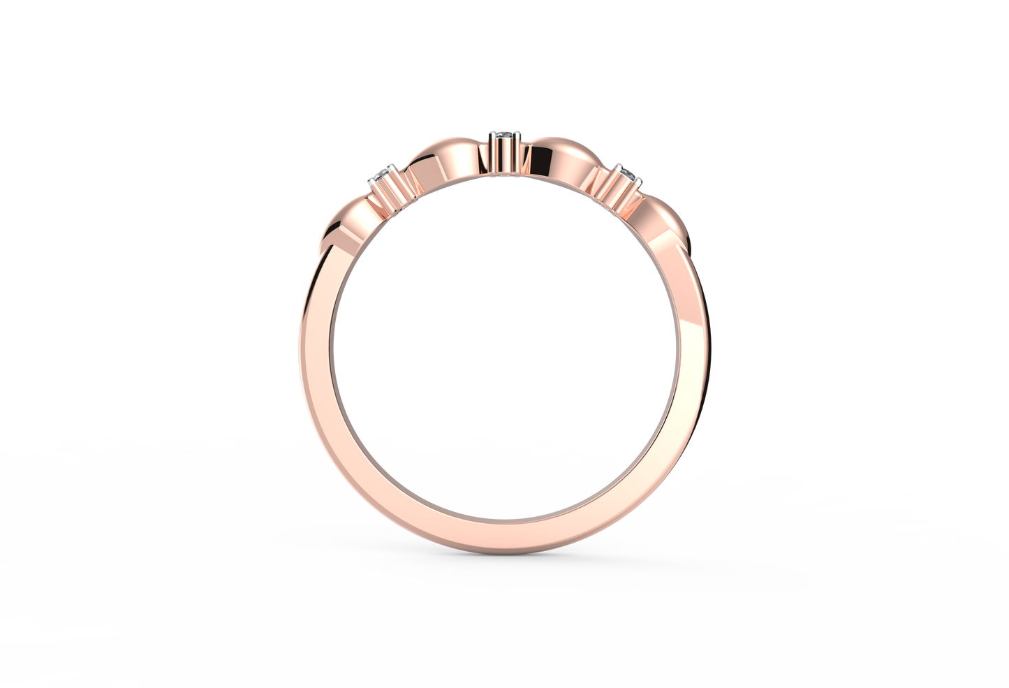 Gentle Rythm Lab Diamond Ring