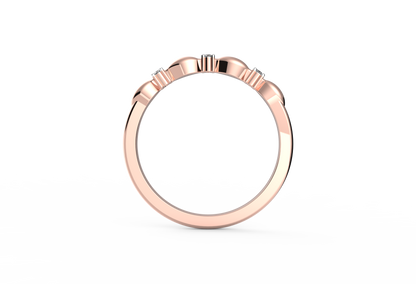 Gentle Rythm Lab Diamond Ring