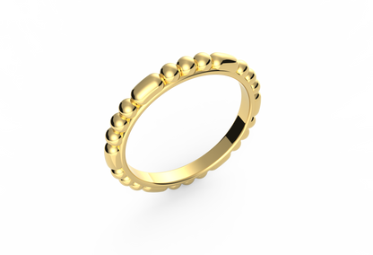 Bubble Blossom Band Ring
