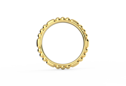 Bubble Blossom Band Ring