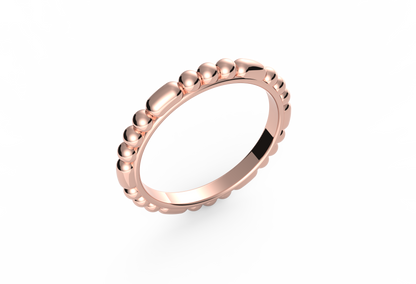Bubble Blossom Band Ring