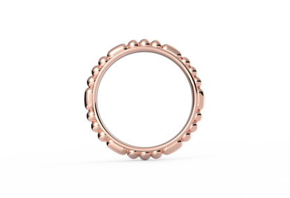 Bubble Blossom Band Ring