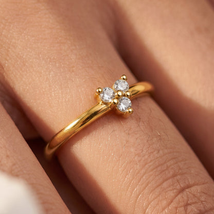 Cassie Delicate Lab Diamond Ring