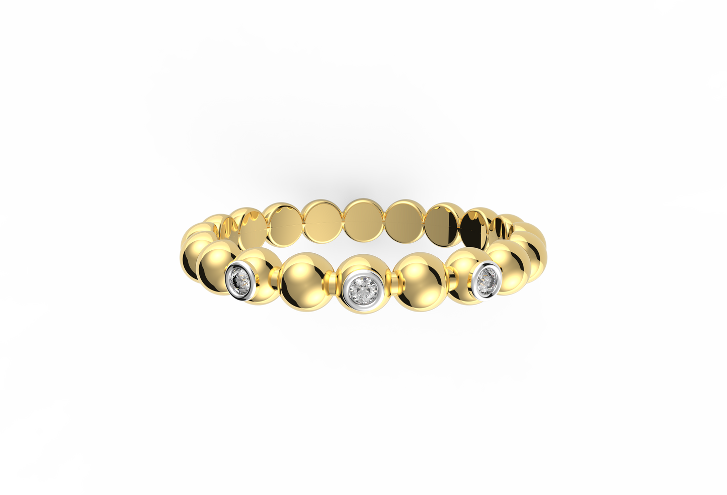 Bubble And Sparkles Lab Diamond Ring