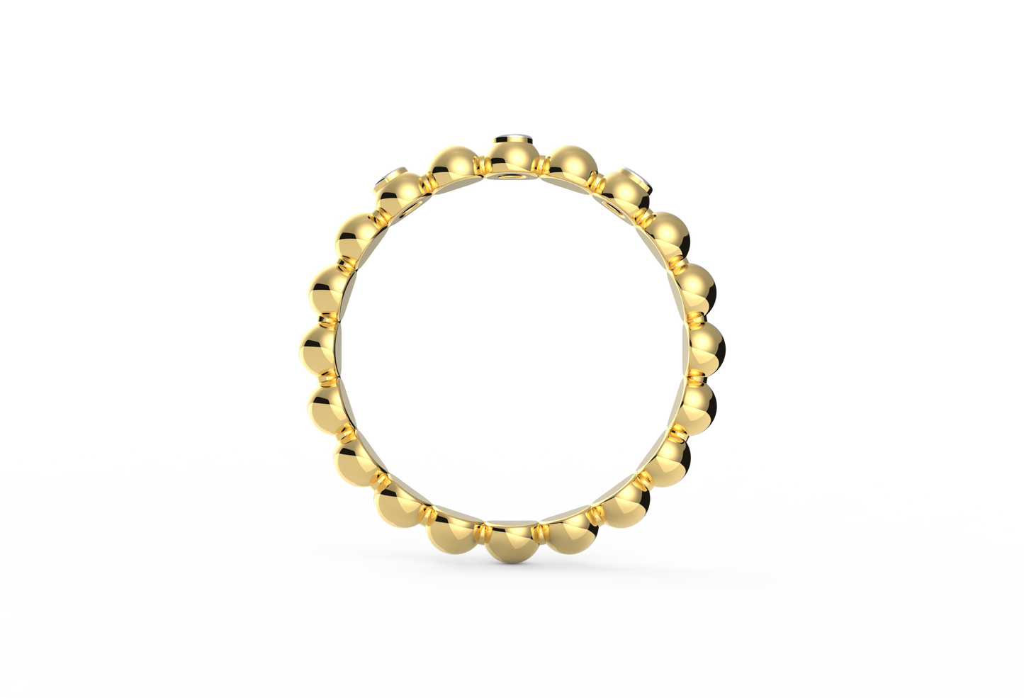 Bubble And Sparkles Lab Diamond Ring