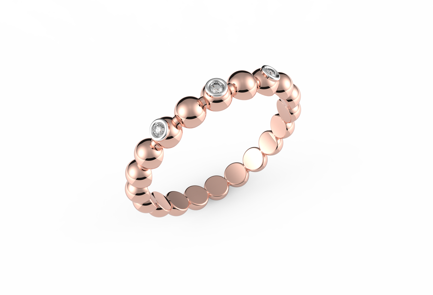 Bubble And Sparkles Lab Diamond Ring