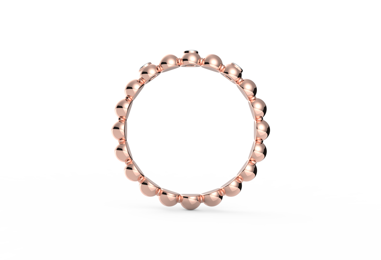 Bubble And Sparkles Lab Diamond Ring
