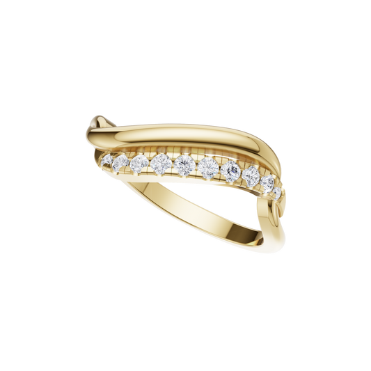 Whispering Elegance Diamond Ring