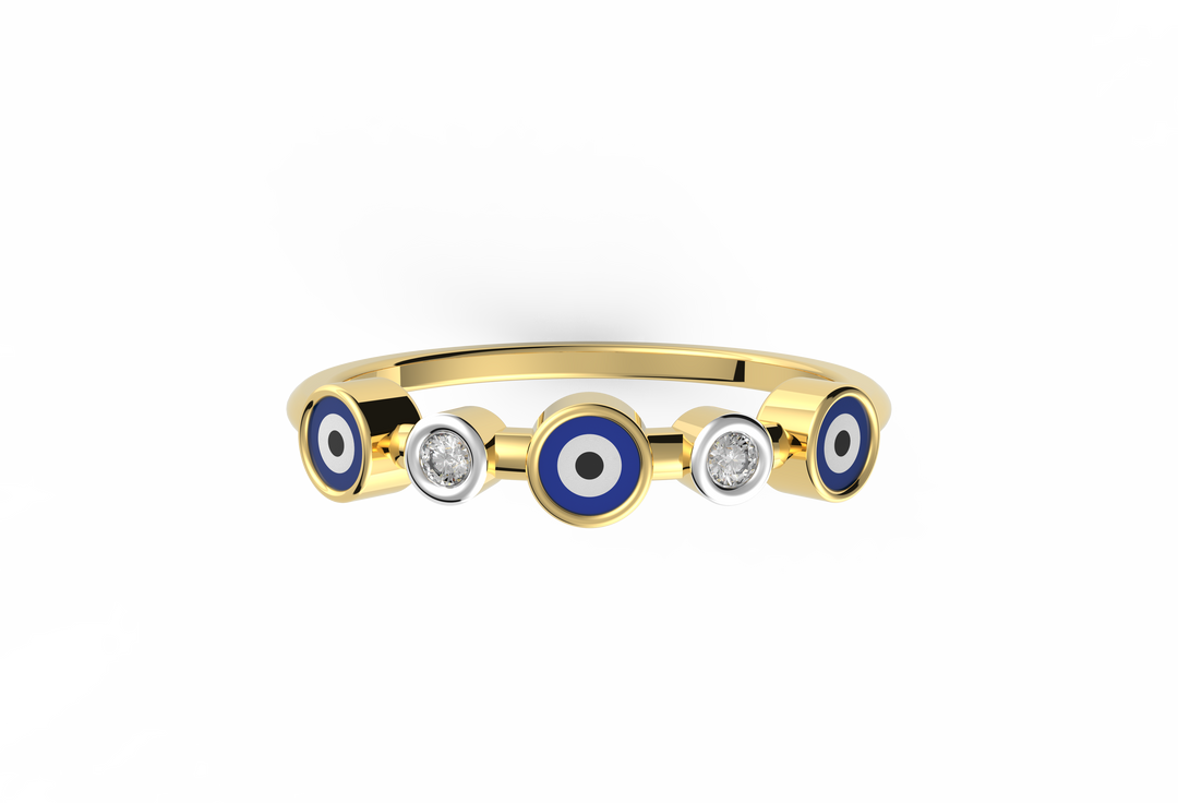 Evil Eye Lab Diamond Band