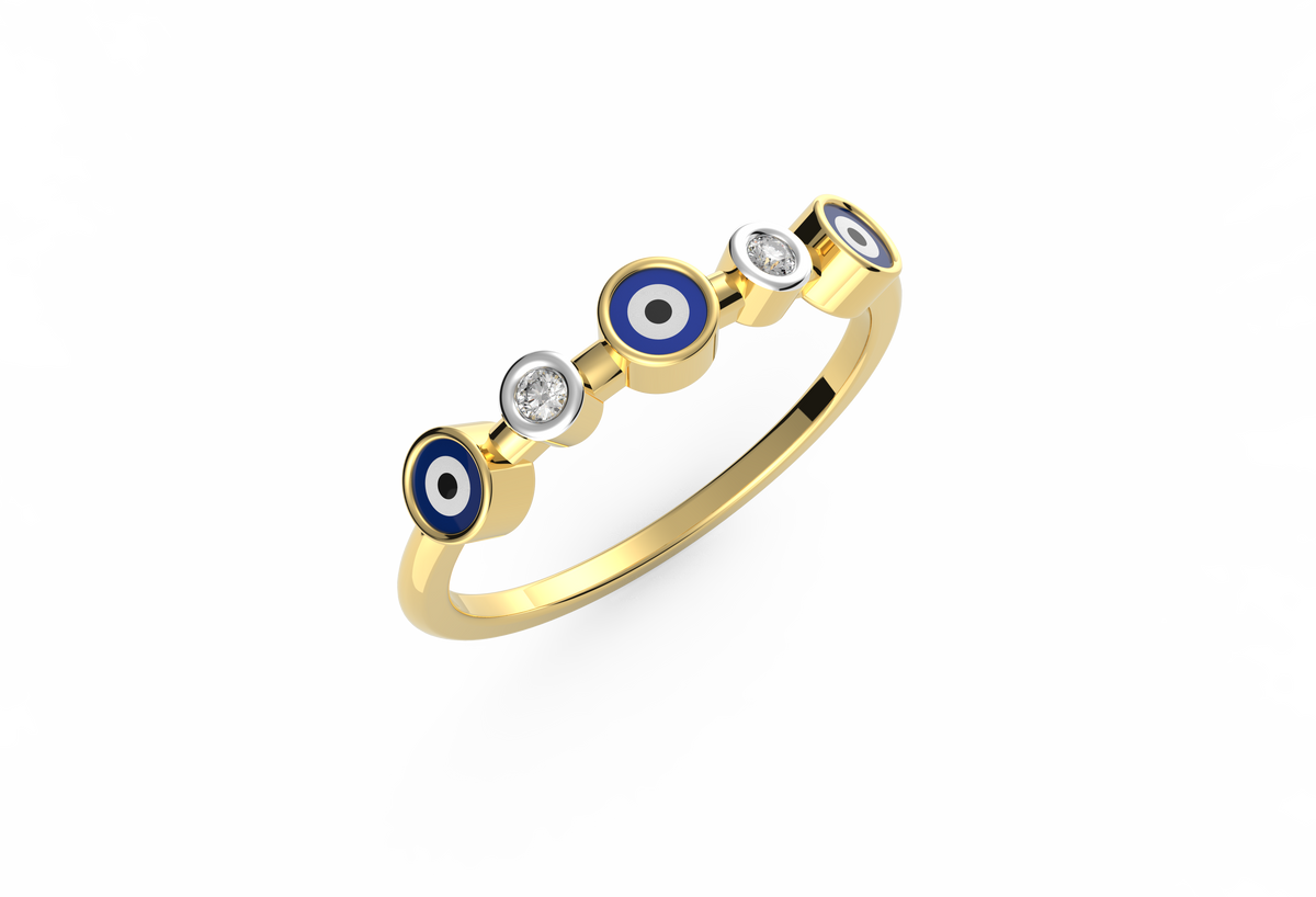 Evil Eye Lab Diamond Band