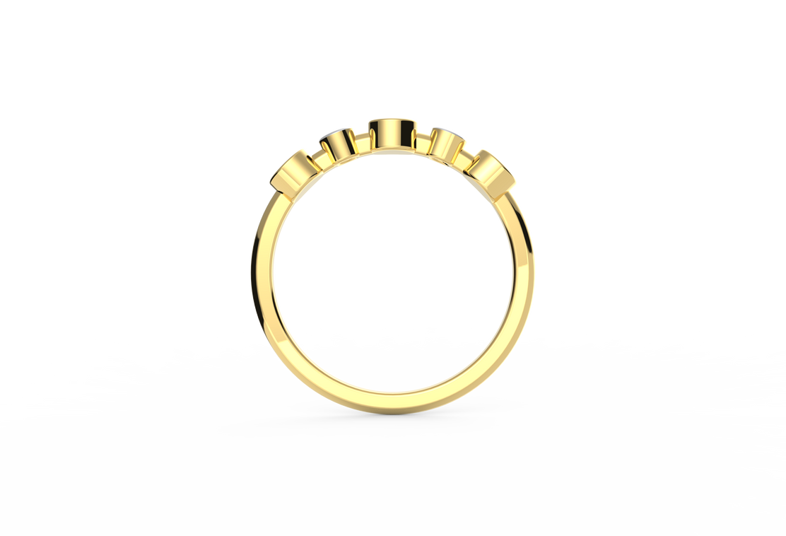 Evil Eye Lab Diamond Band