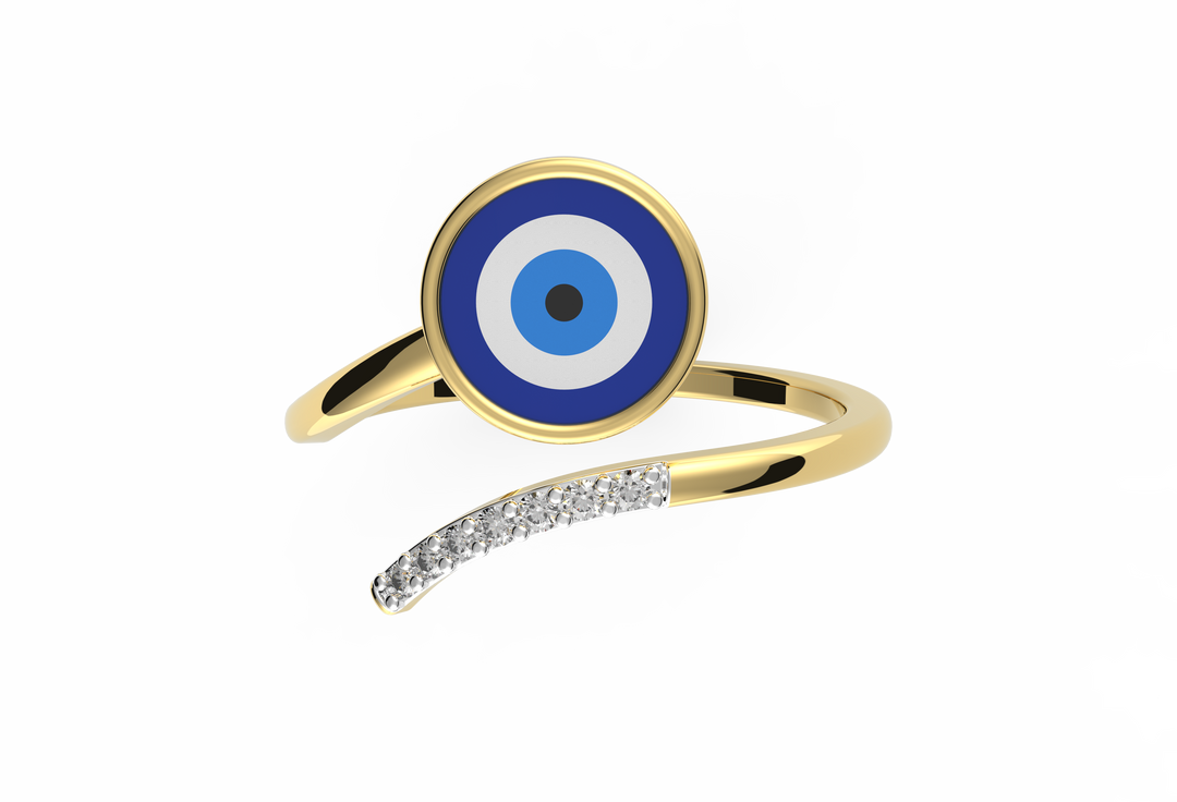 Elixir Evil Eye Lab Diamond Ring