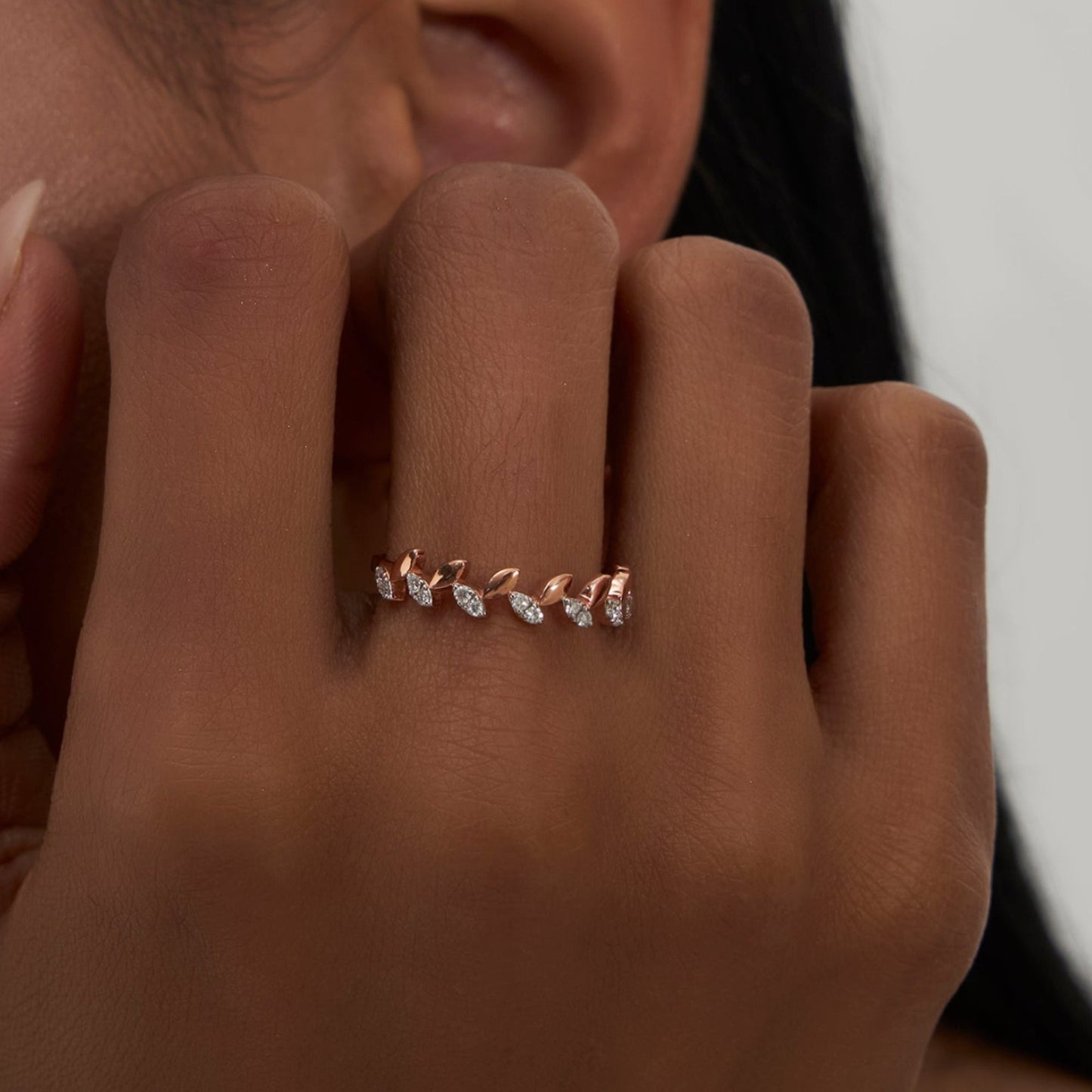 Petal Mirage Diamond Ring