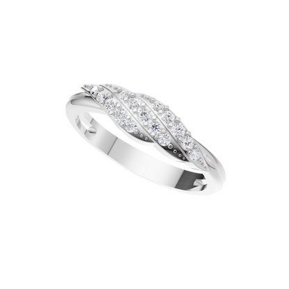 Gleaming Serenity Diamond Ring
