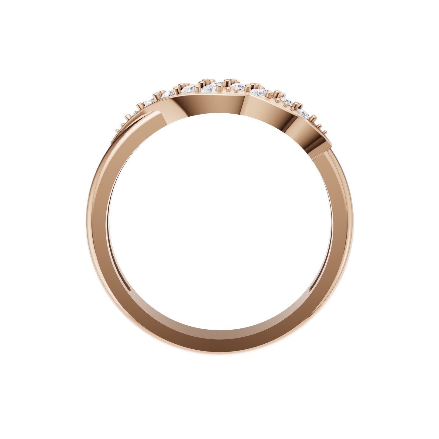 Gleaming Serenity Diamond Ring