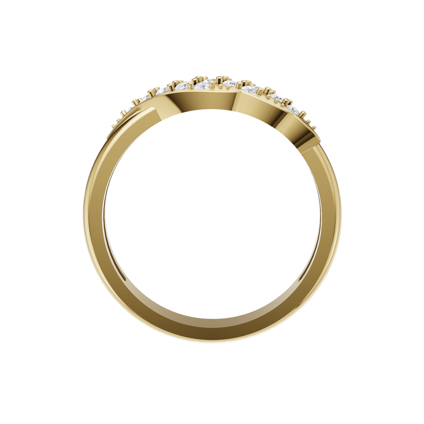 Gleaming Serenity Diamond Ring