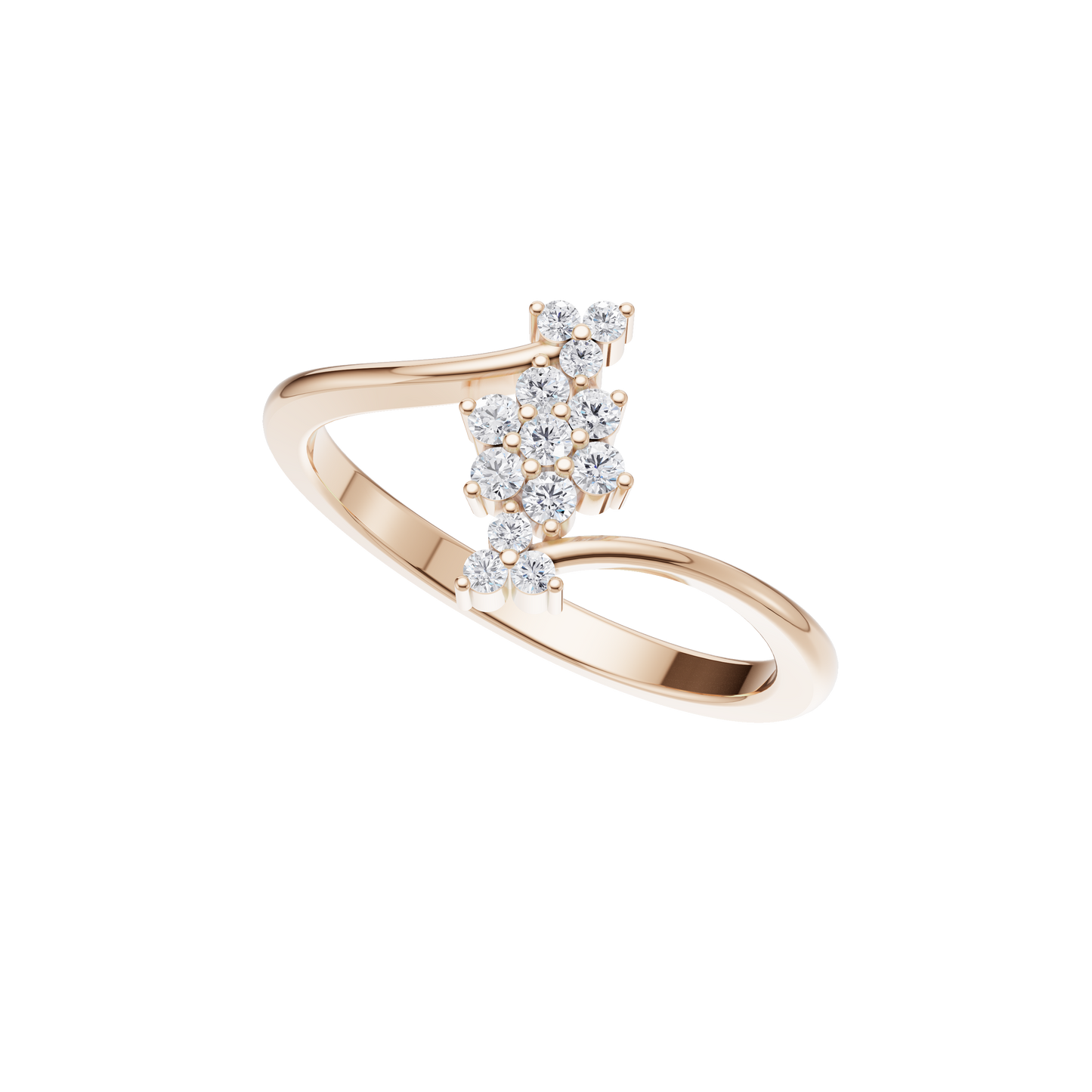 Floral Diamond Ring