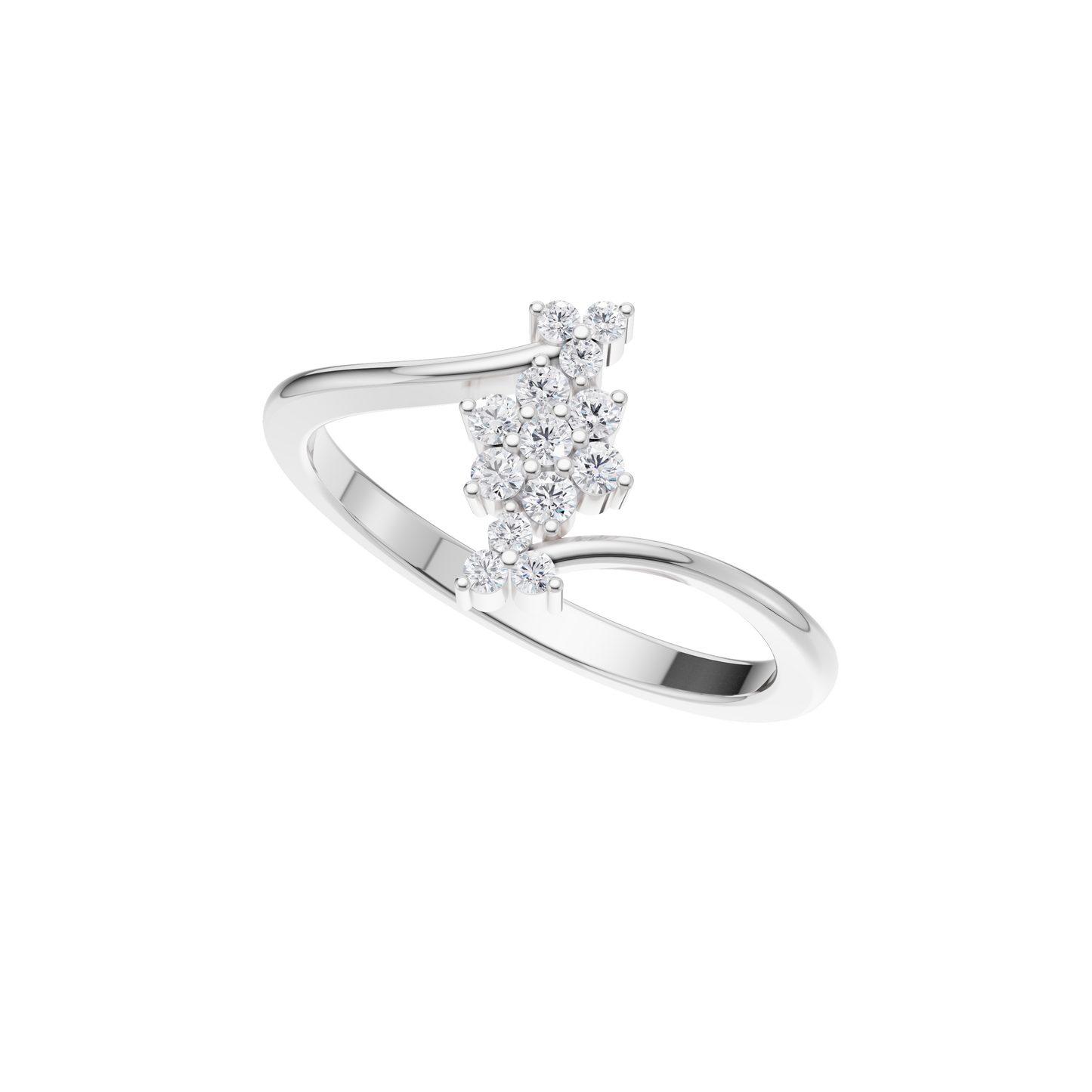 Floral Diamond Ring