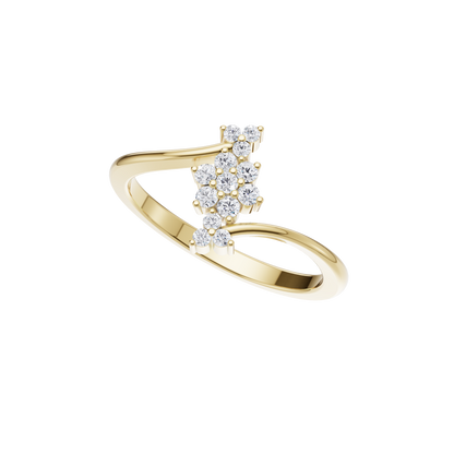 Floral Diamond Ring