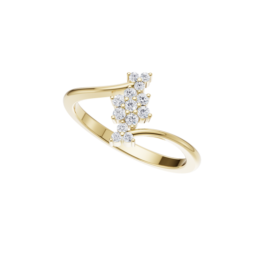 Floral Diamond Ring