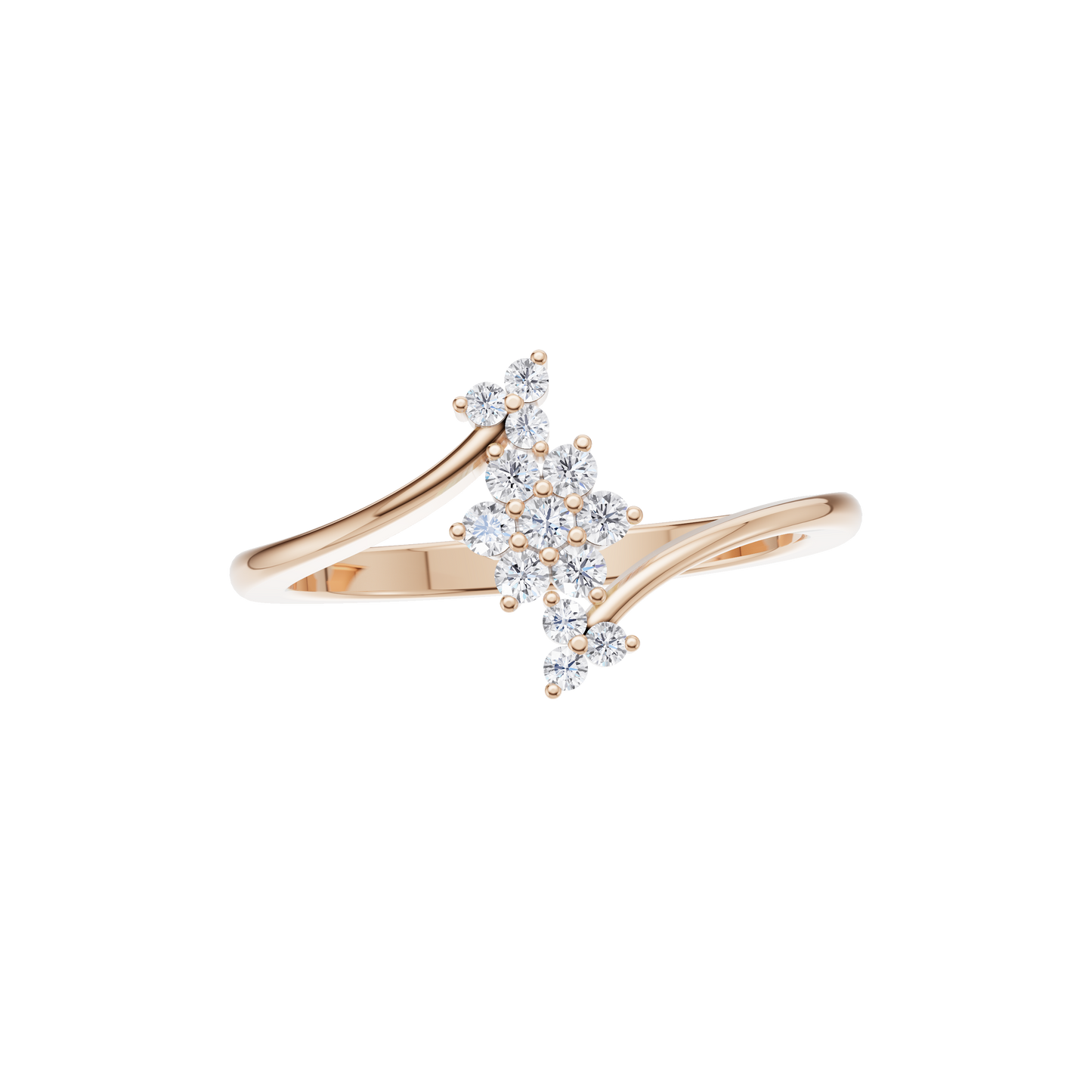 Floral Diamond Ring