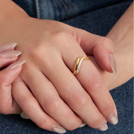 Whispering Elegance Diamond Ring