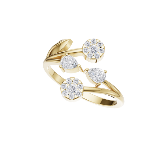 Nature Bloom Diamond Ring