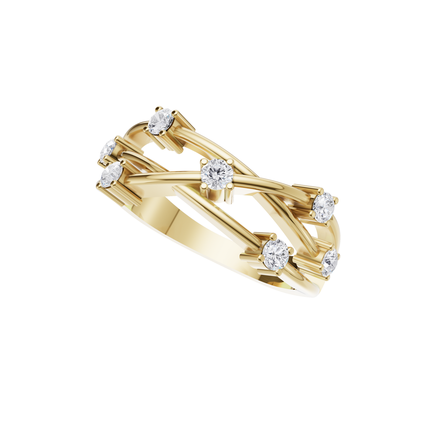 Majestic Celestial Diamond Ring