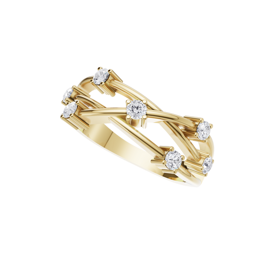 Majestic Celestial Diamond Ring