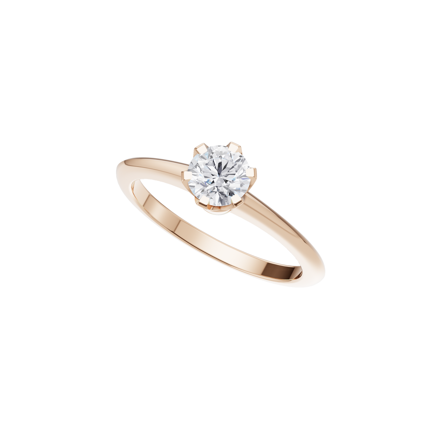 Radiant Solitaire Diamond Ring