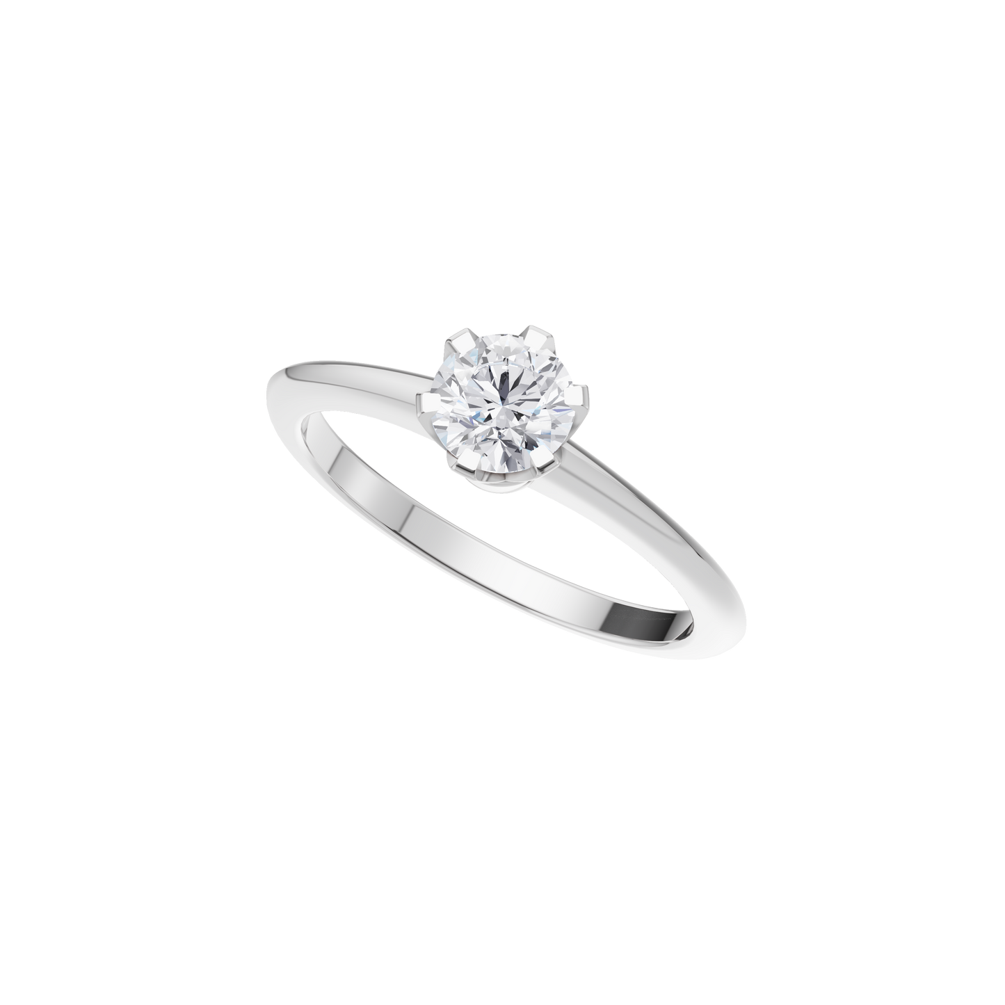 Radiant Solitaire Diamond Ring