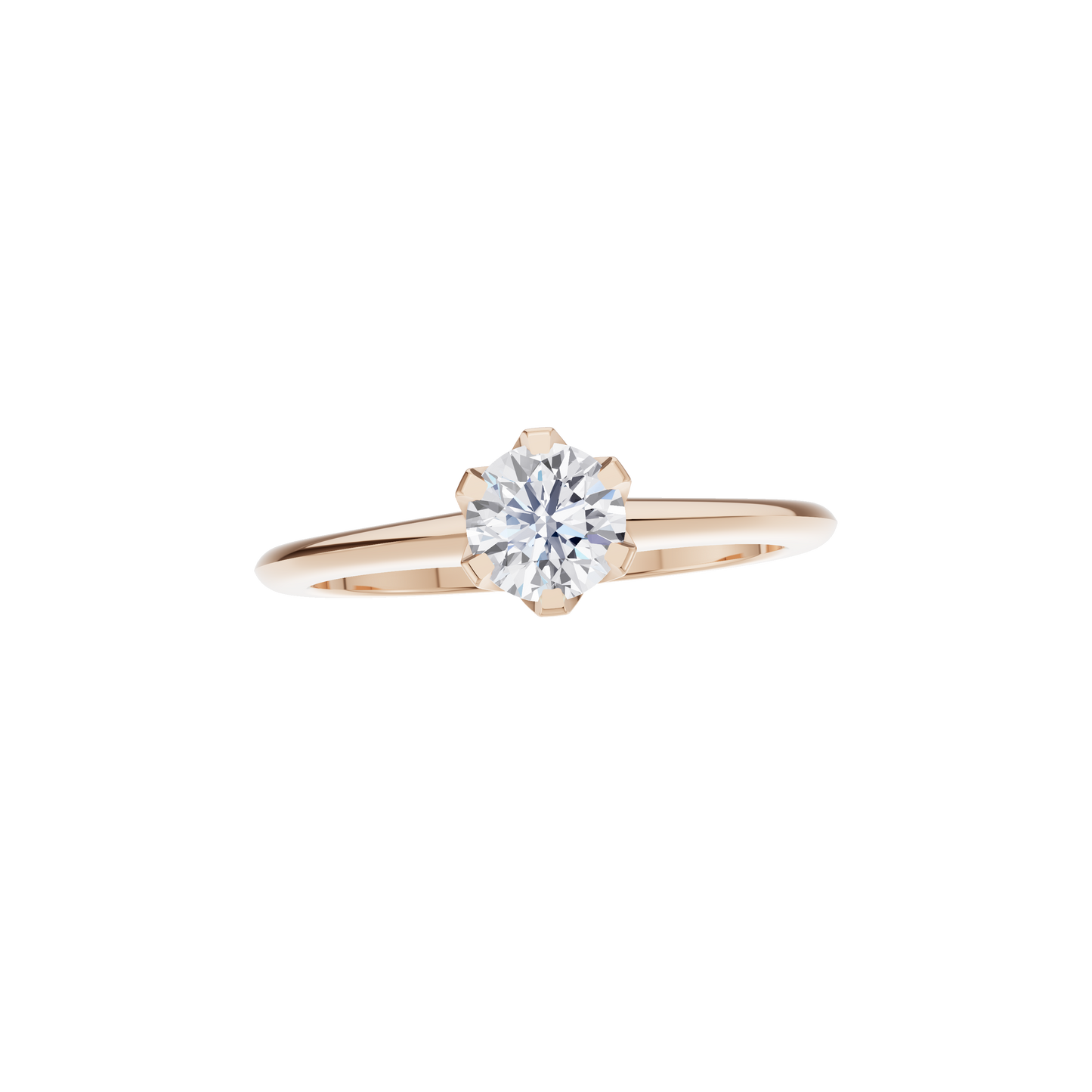 Radiant Solitaire Diamond Ring