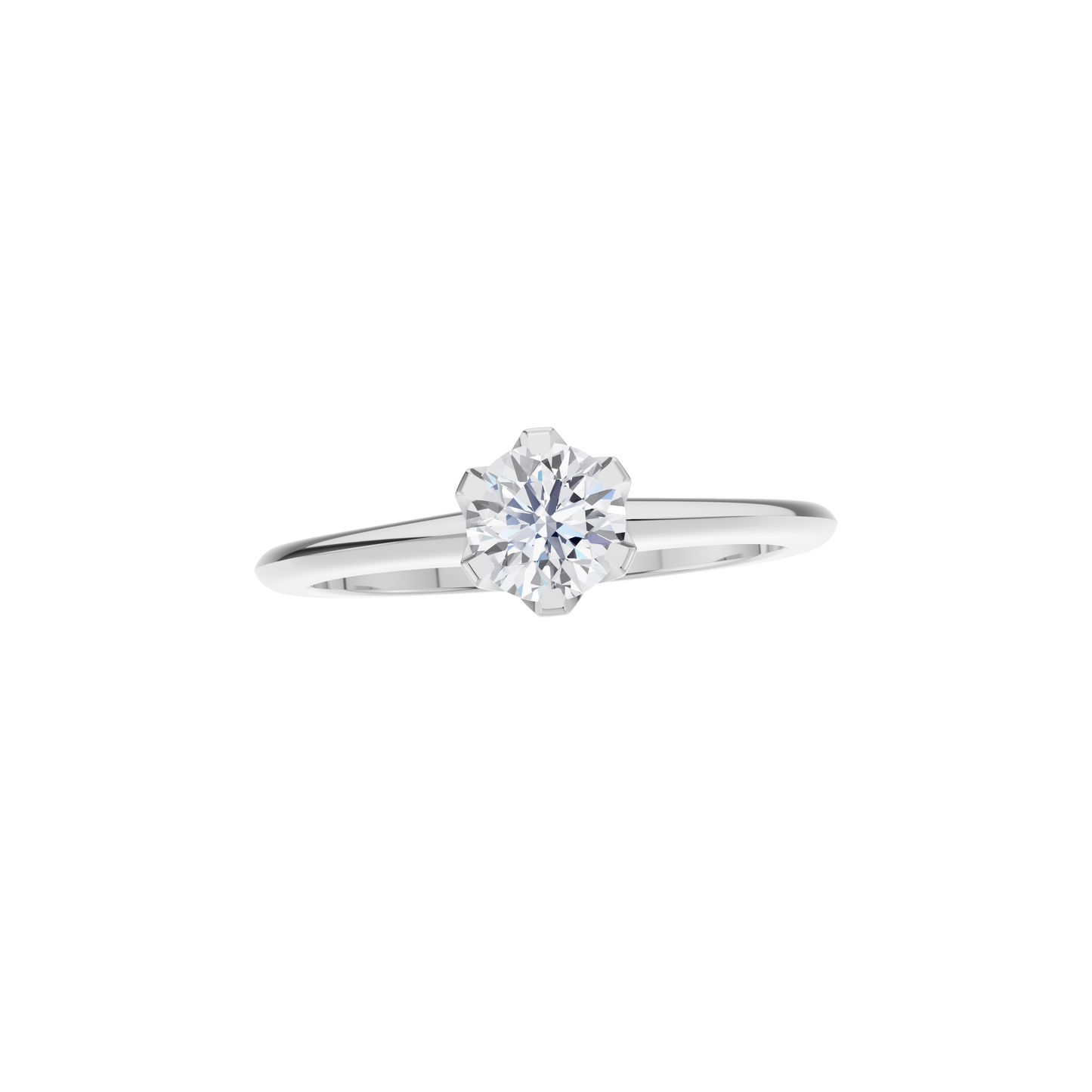 Radiant Solitaire Diamond Ring