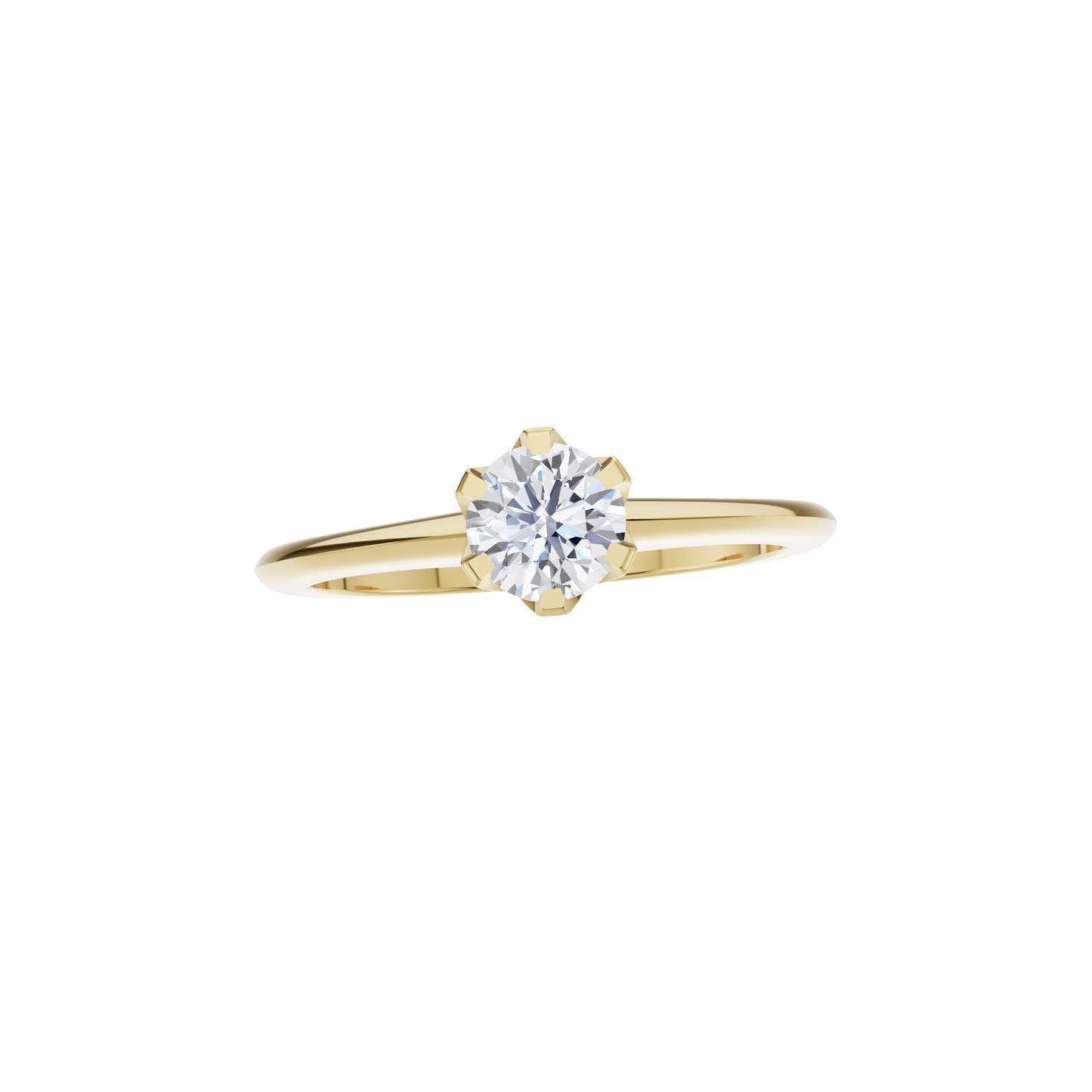 Radiant Solitaire Diamond Ring