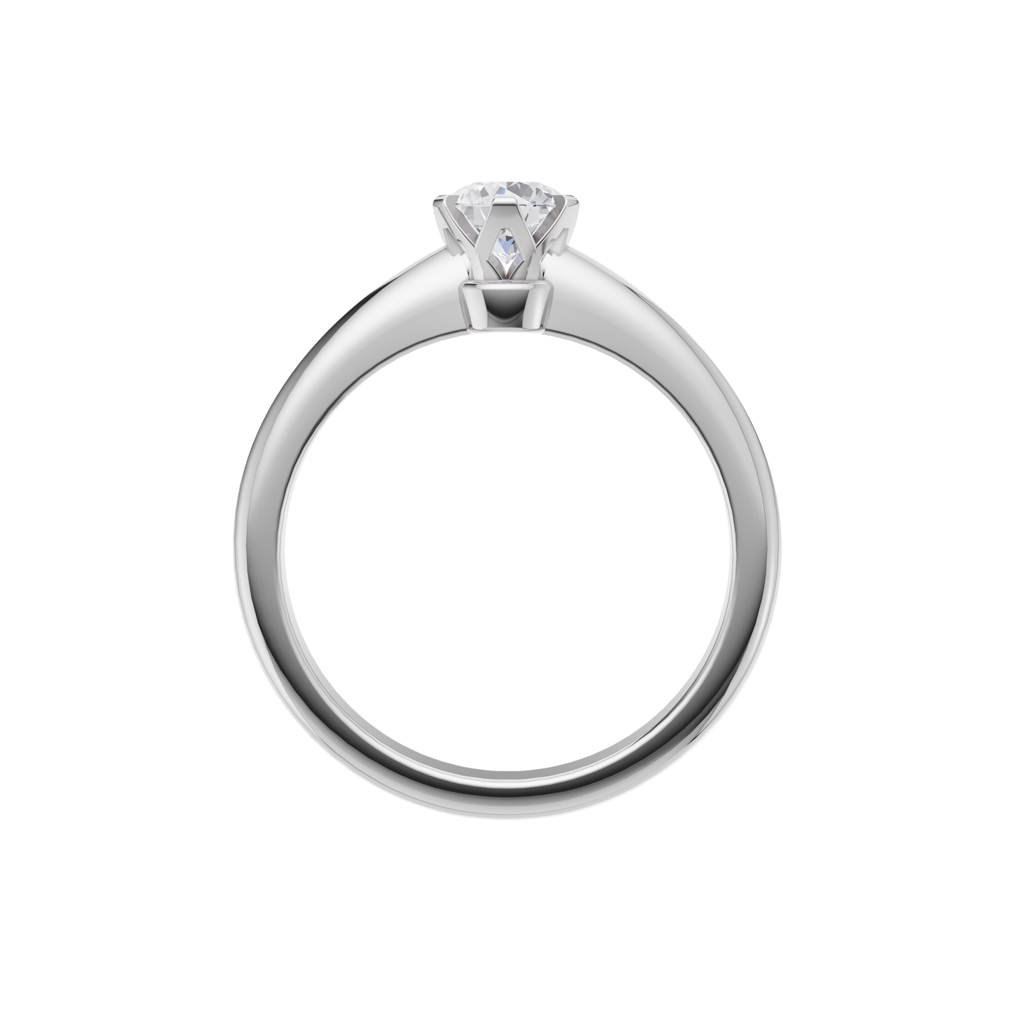 Radiant Solitaire Diamond Ring